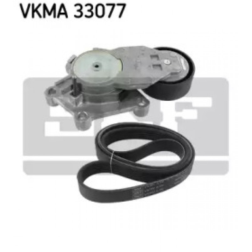 VKMA 33077 SKF Комплект доріжкового ремня (ролик, ремінь)